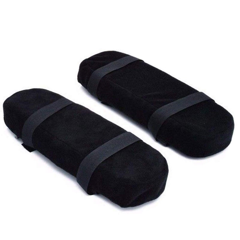 traderplus 2 Pcs Memory Foam Chair Armrest Pads Cushion Cover Elbow Pillow for Forearm Pressure Relief - Image 1